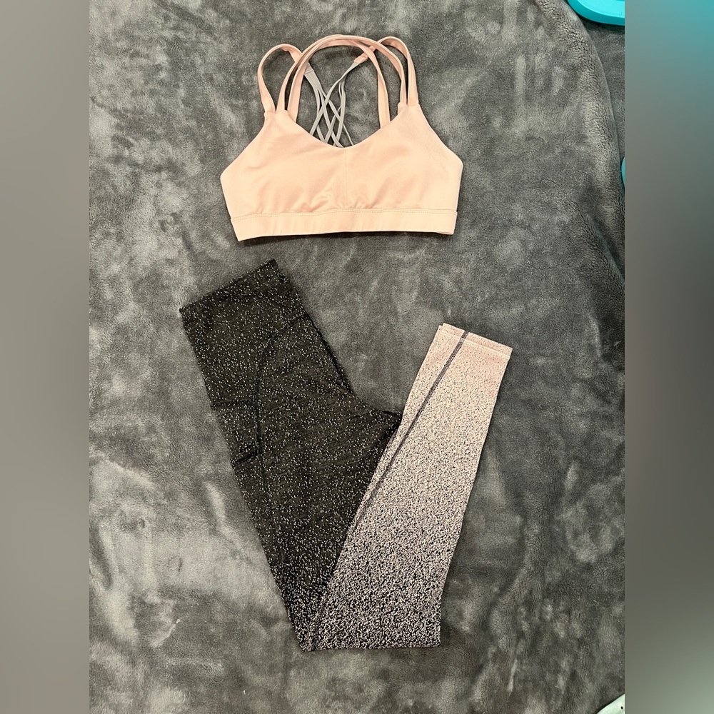 Champion set, women’s size small in both the top and bottom